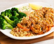 Grilled Shrimp On The Barbie speical in gluten free menu