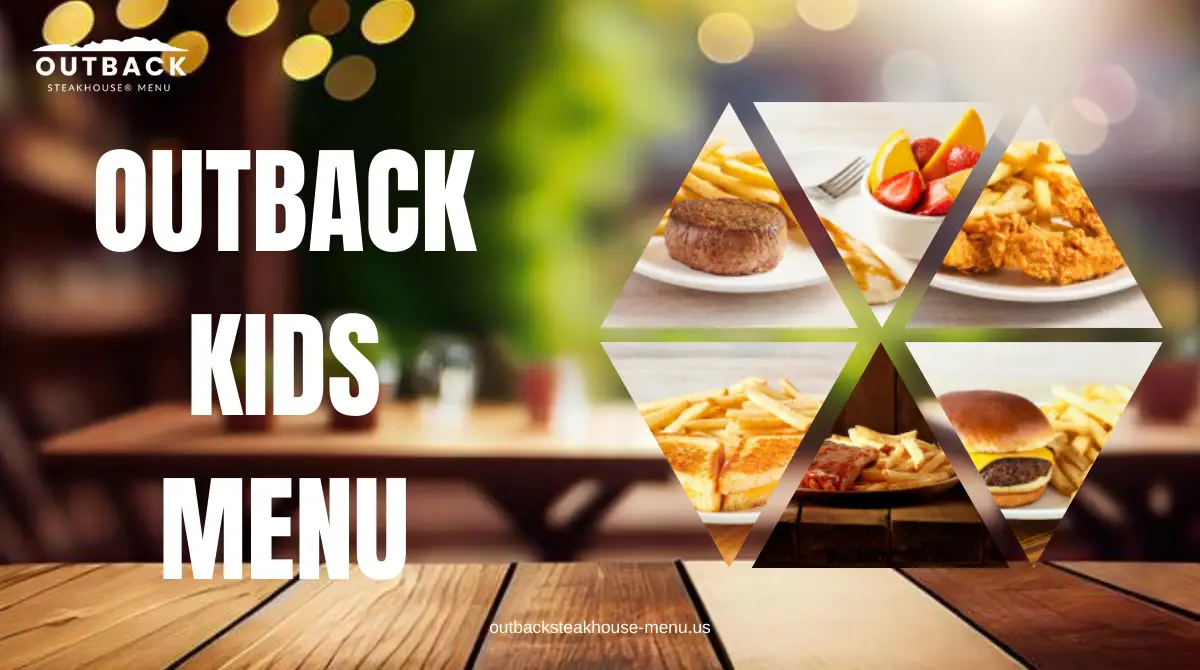 Outback kids menu