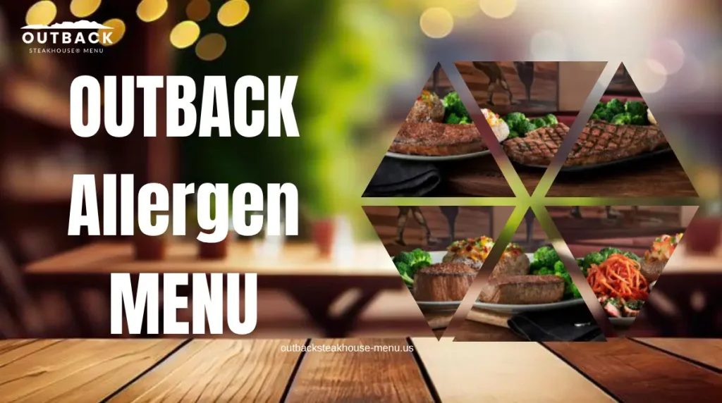 Outback Allergen menu With Updated Prices
