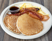 a combo of pancake