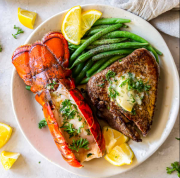 Outback steak & lobster tail with tender filet mignon
