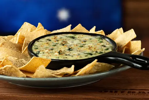 Three Cheese Spinach Dip at outback